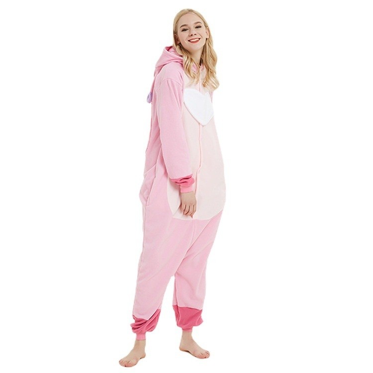 Pink Stitch Angel Onesie Pajamas for Kids Cute Halloween Costumes 