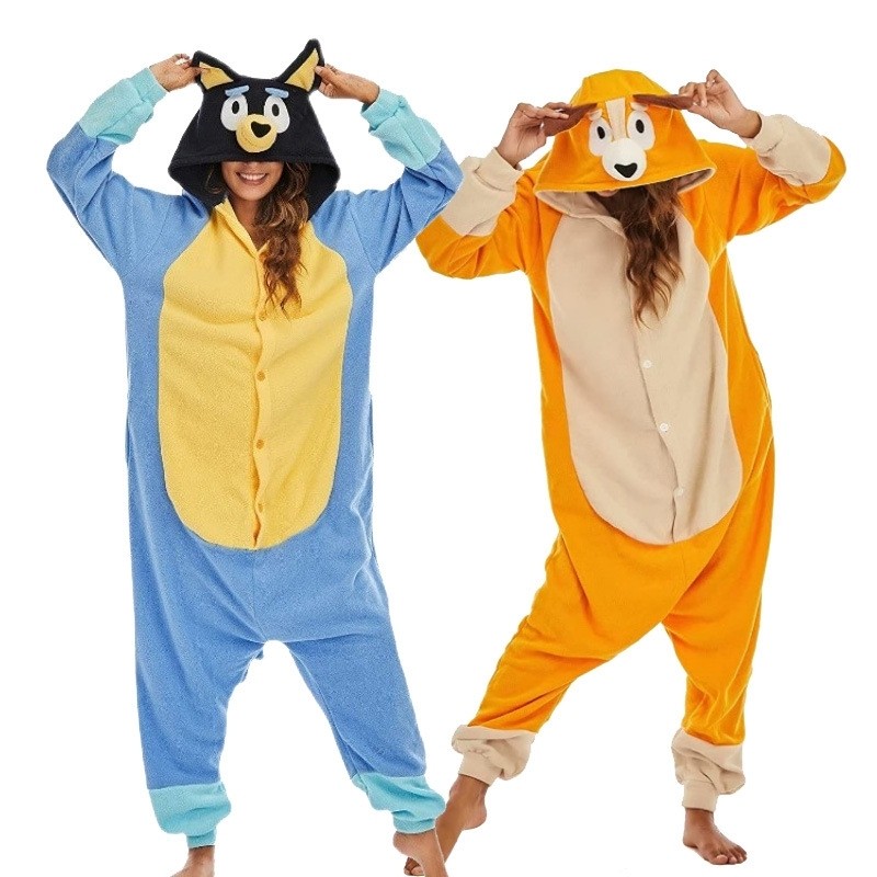 Buy Bluey & Bingo Onesie Kigurumi Halloween Costume For Adults in Quality  Onesie Store.
