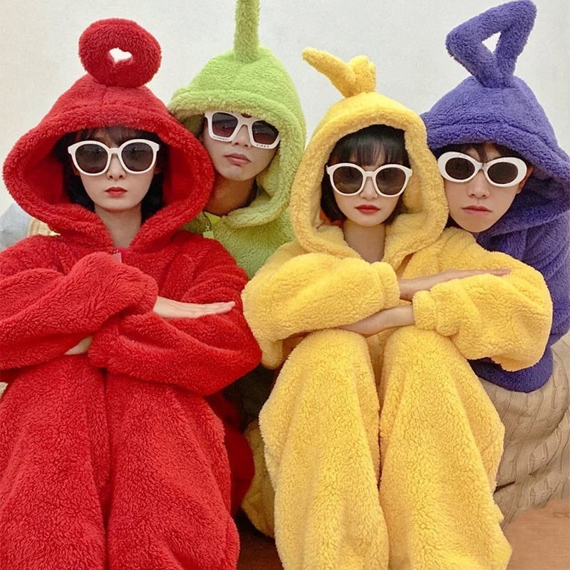 Buy Teletubbies Kigurumi Onesie Pajamas Group Funny Cosplay