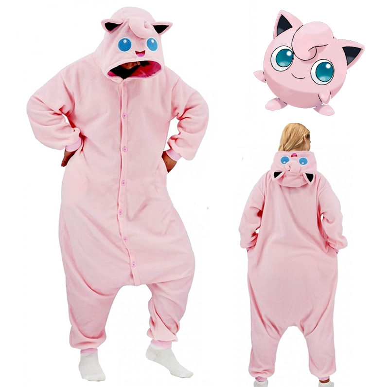 Buy Pokemon Jigglypuff Kigurumi Onesie Pajama Adult Animal Cartoon Costume  in Quality Onesie Store.