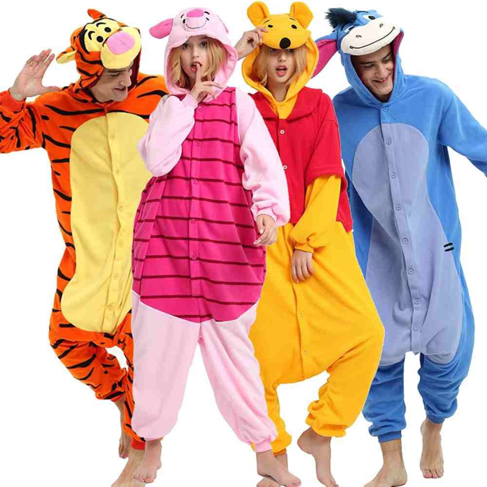 Buy Winnie The Pooh Bear Kigurumi Onesie Unisex Animal Pajamas in